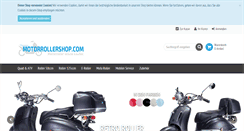 Desktop Screenshot of motorrollershop.com