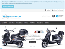 Tablet Screenshot of motorrollershop.com